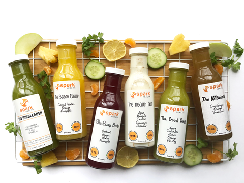 SPARK CLEANSE - SparkHealth - Juice Cleanse - Cold Pressed Juice - Calgary